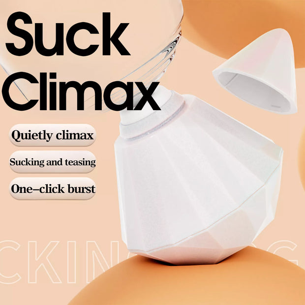 XUNAN Diamond Suction Vibrator for Women – Luxury Clitoral Stimulator, Silicone + ABS with Chameleon Finish, Elegant Gift Toy
