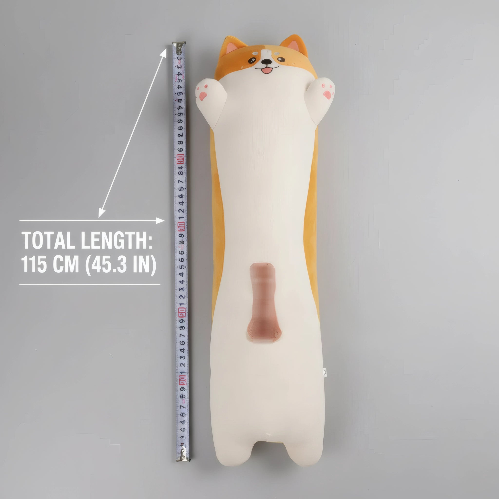XUNAN Plush Dog Pillow with Hidden Telescopic Dildo & Remote Control