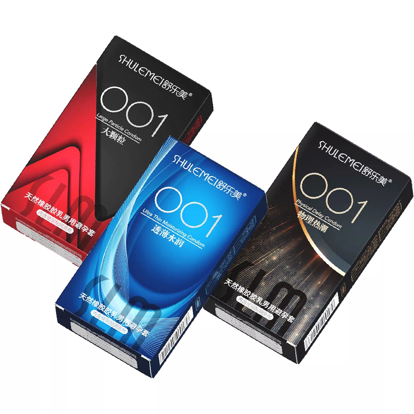 XUNAN Hyaluronic Acid 001 Screaming Thin Condoms