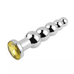 XUNAN Silver Stainless Steel Flower Anal Plug