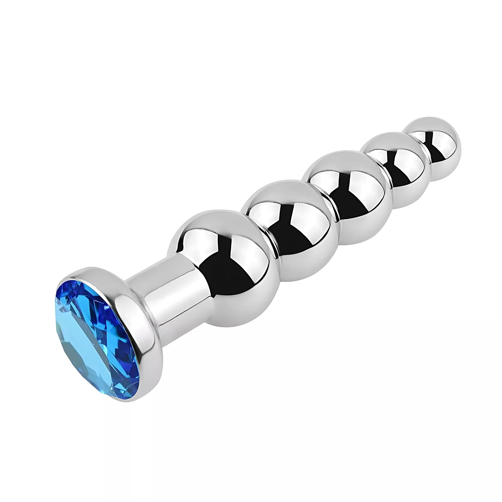 XUNAN Silver Stainless Steel Flower Anal Plug