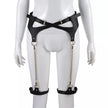 XUNAN Leather Chain Leg and Waist Restraint Harness