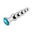 XUNAN Silver Stainless Steel Flower Anal Plug
