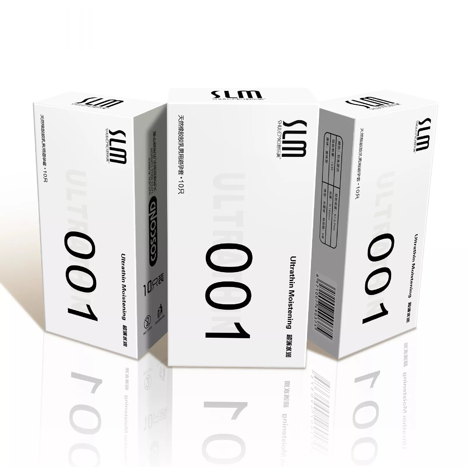 XUNAN Hyaluronic Acid 001 Zero Feel Ultra-Thin Condoms