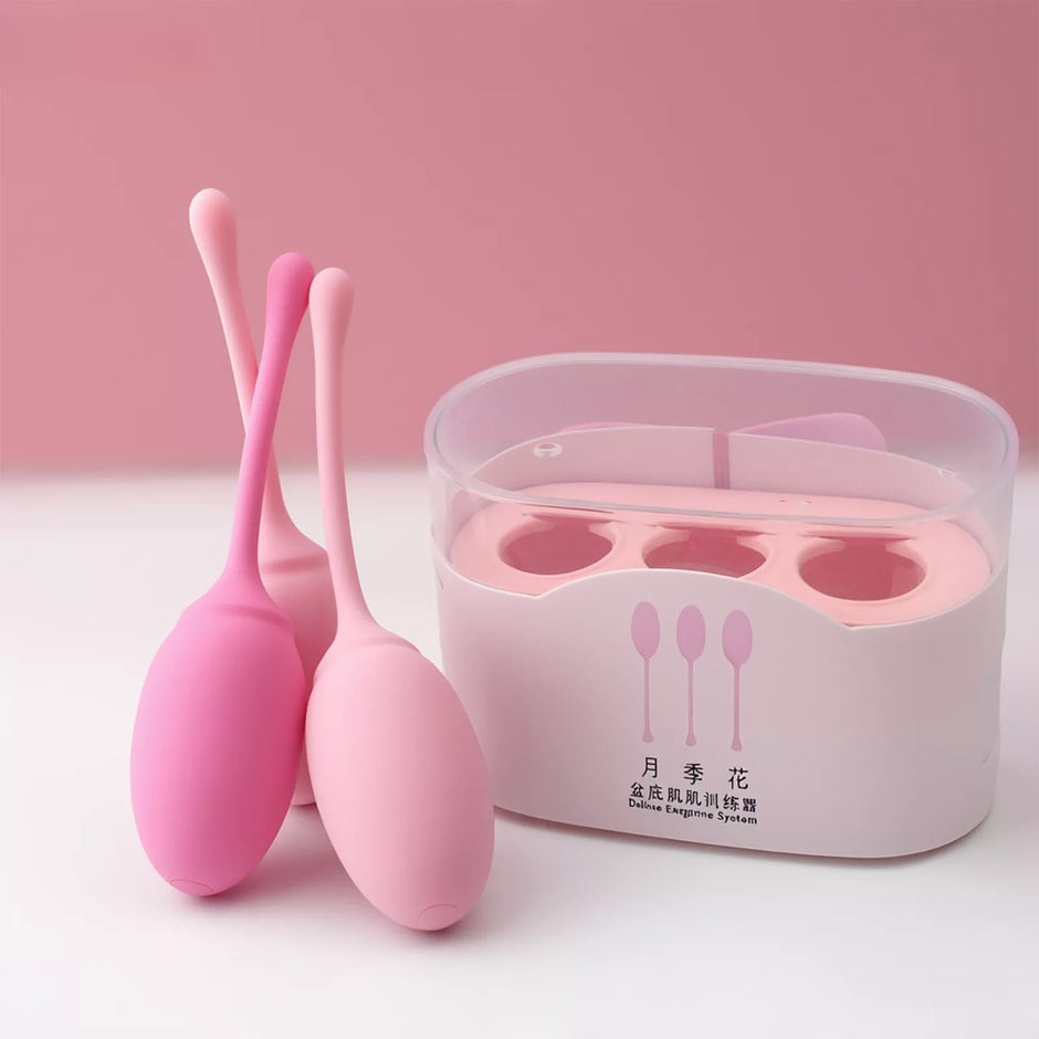 XUNAN Kegel Balls for Women – Silicone Vaginal Exercise Weights, Pelvic Floor Training Ben Wa Balls for Tightening & Recovery