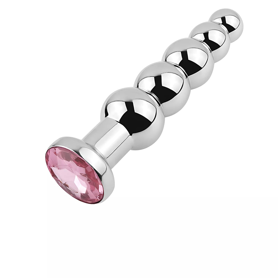 XUNAN Silver Stainless Steel Flower Anal Plug