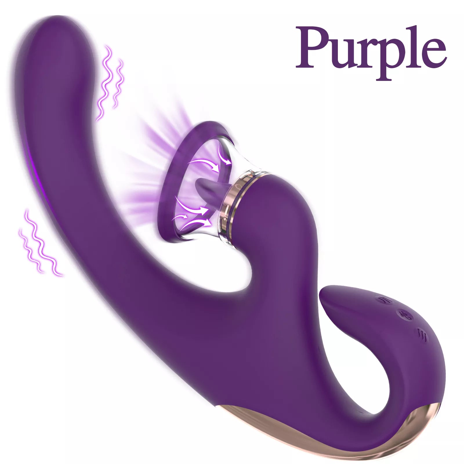 XUNAN U-Shaped FOX Clitoral & G-Spot Vibrator