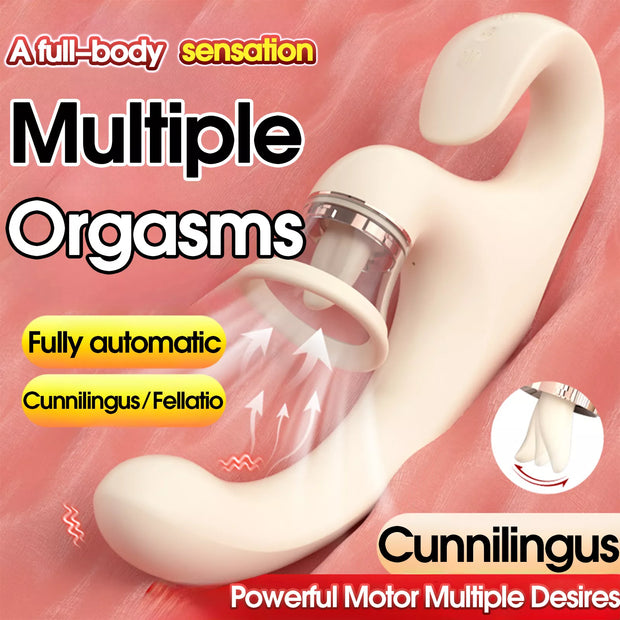 XUNAN U-Shaped FOX Clitoral & G-Spot Vibrator