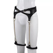 XUNAN Leather Chain Leg and Waist Restraint Harness