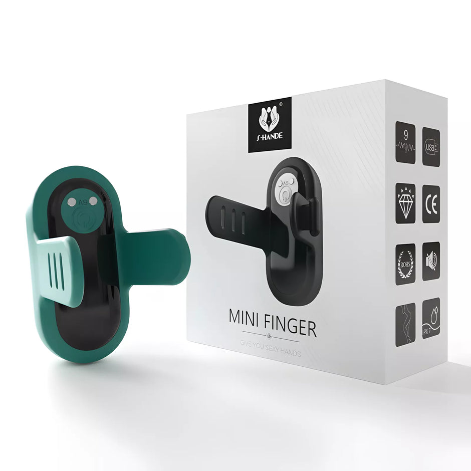 XUNAN Mini Finger Wearable Vibrator for Clitoral & Nipple Play