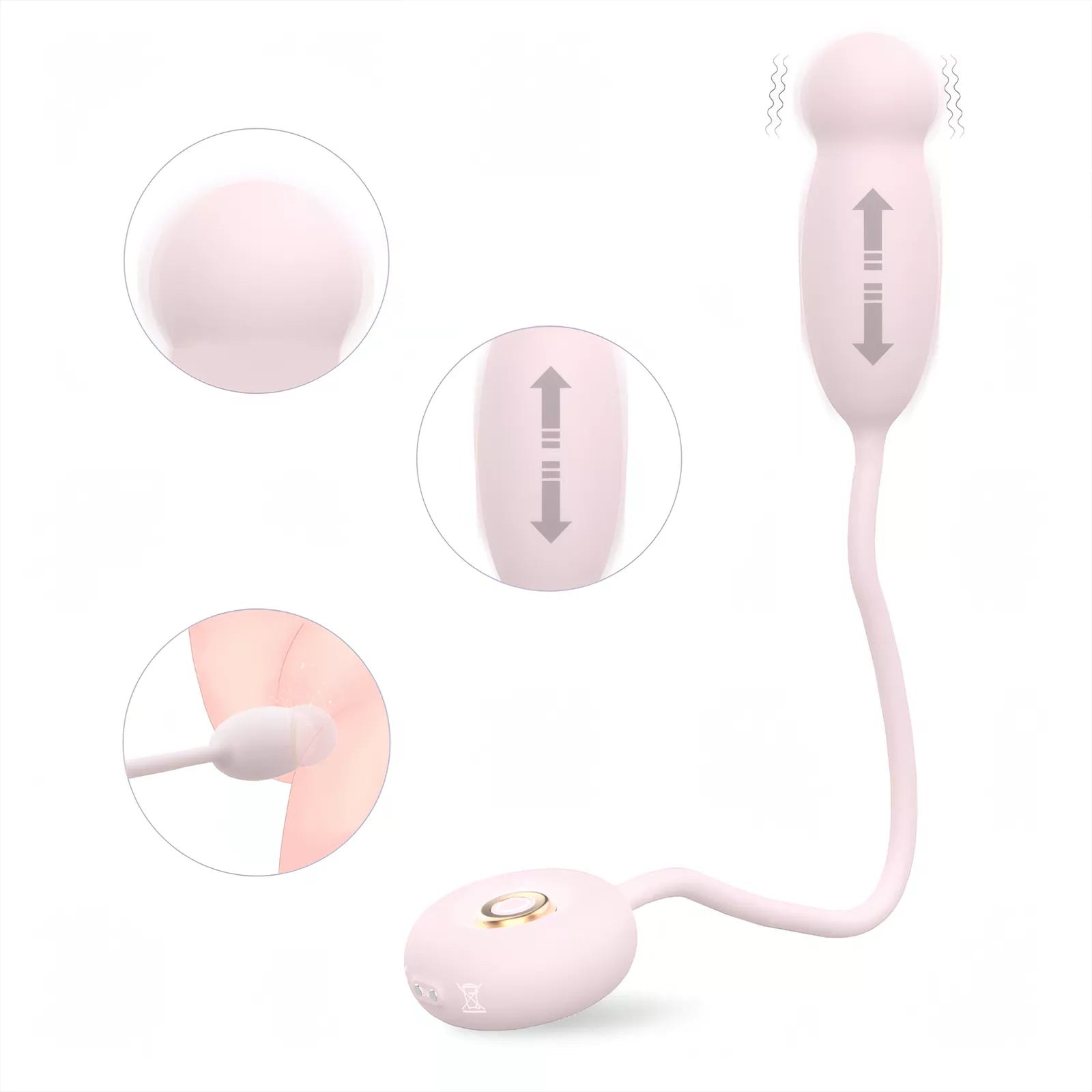 XUNAN Heating Thrusting Vibrator for Women