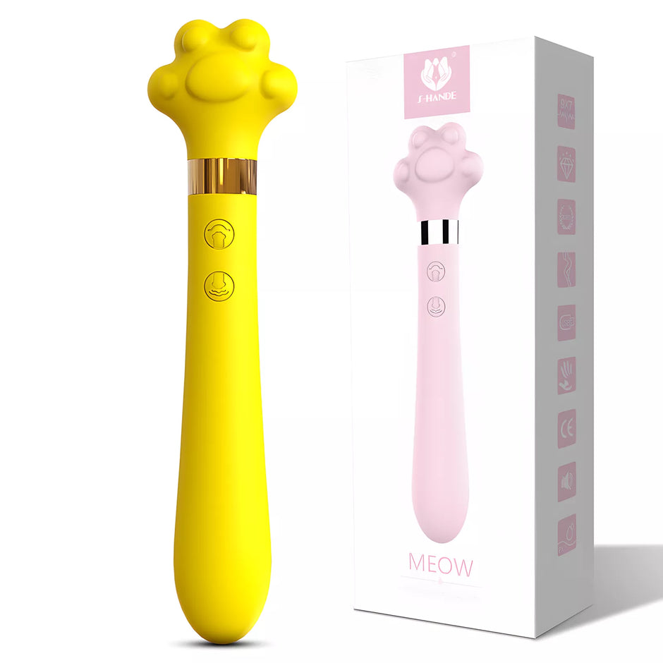 XUNAN Cat Paw C-Spot Vibrator with Tapping & Vibration
