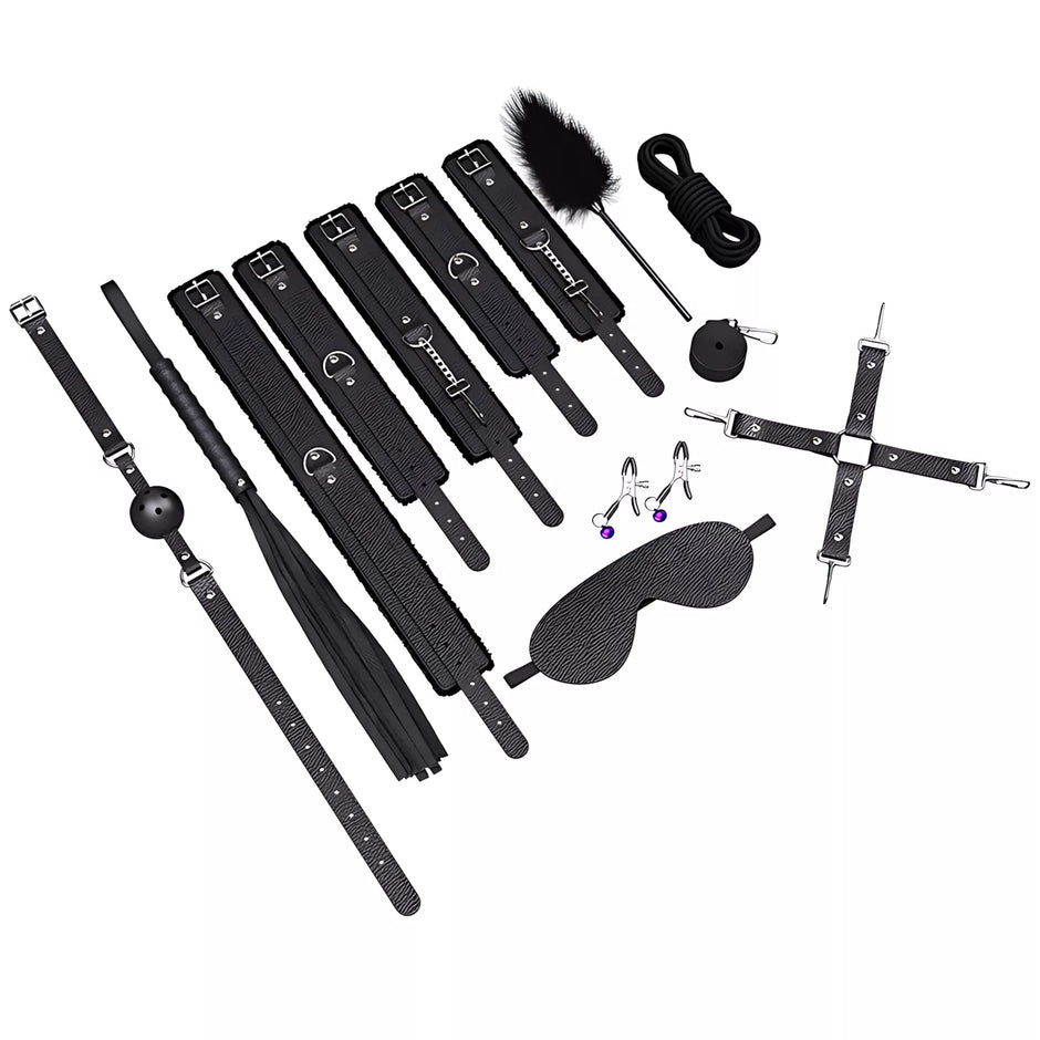 XUNAN SM Bondage Restraint Kit 8-Piece / 11-Piece Set