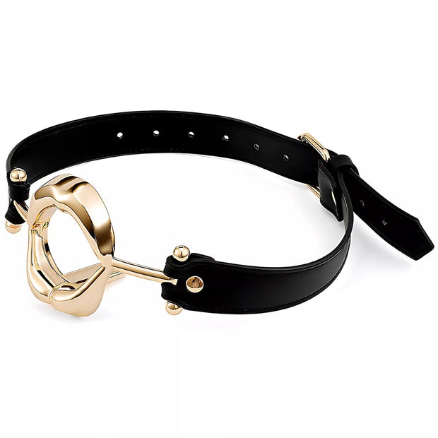 XUNAN Metal Mouth Gag Tongue Press Restraint