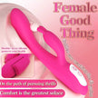 XUNAN Heating Dual-Vibration Wand for Women – Silent Clitoral & G-Spot Stimulator, Silicone + ABS, Warming Adult Pleasure Toy