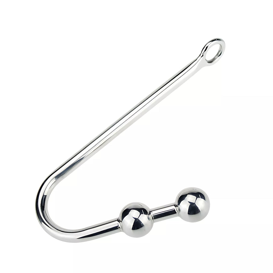 XUNAN Stainless Steel Double Bead Anal Hook
