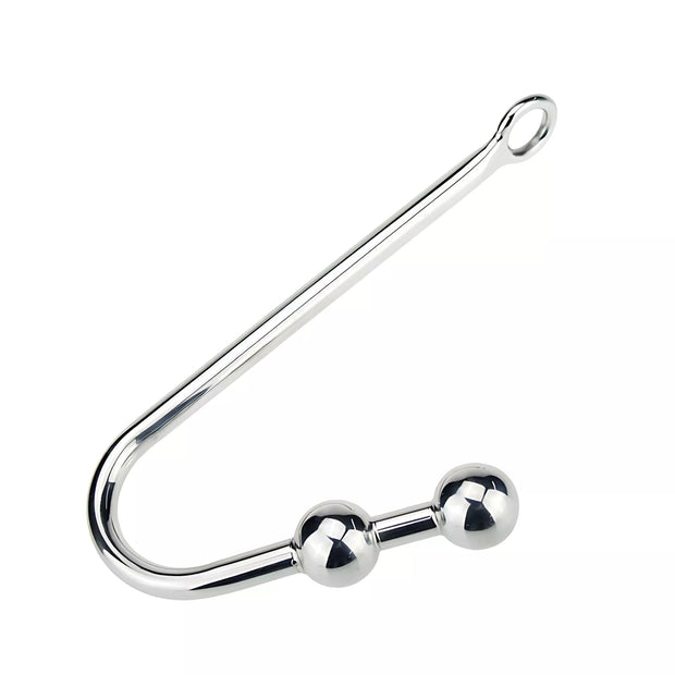 XUNAN Stainless Steel Double Bead Anal Hook