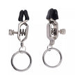 XUNAN Metal Nipple and Labia Clamp with Ring