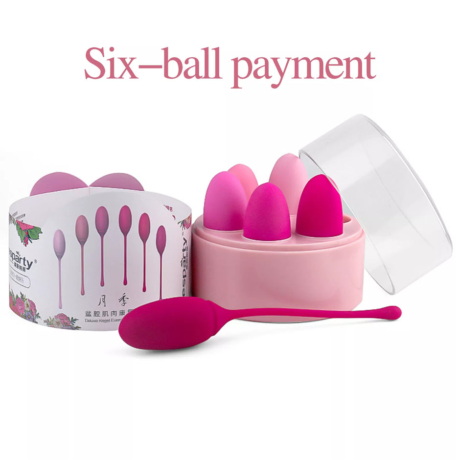 XUNAN Kegel Balls for Women – Silicone Vaginal Exercise Weights, Pelvic Floor Training Ben Wa Balls for Tightening & Recovery