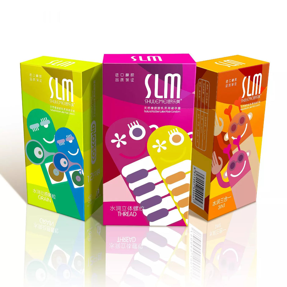 XUNAN Cartoon Series Ultra-Thin Textured Condoms