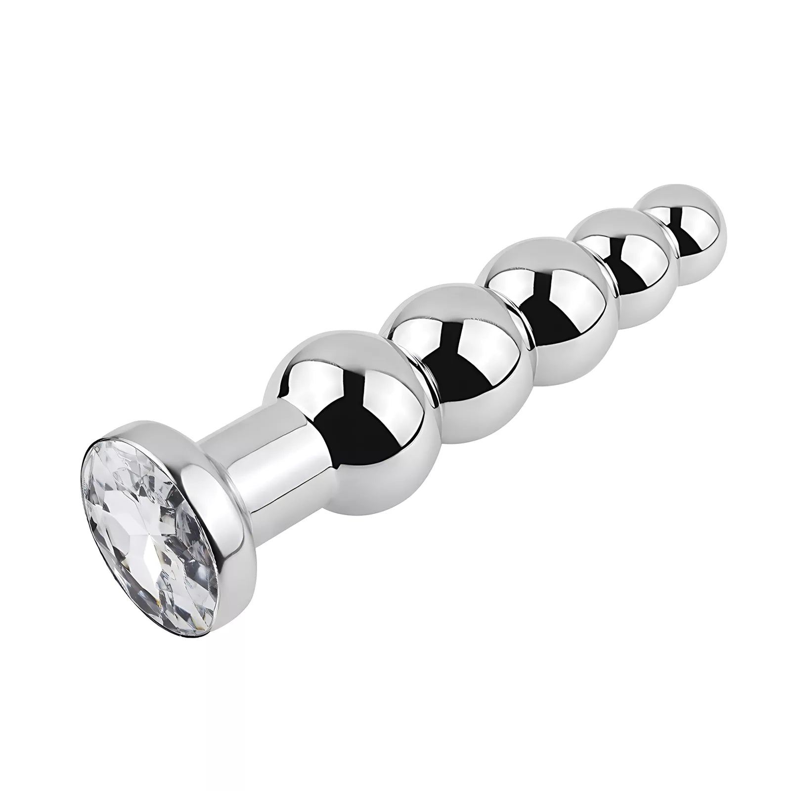 XUNAN Silver Stainless Steel Flower Anal Plug