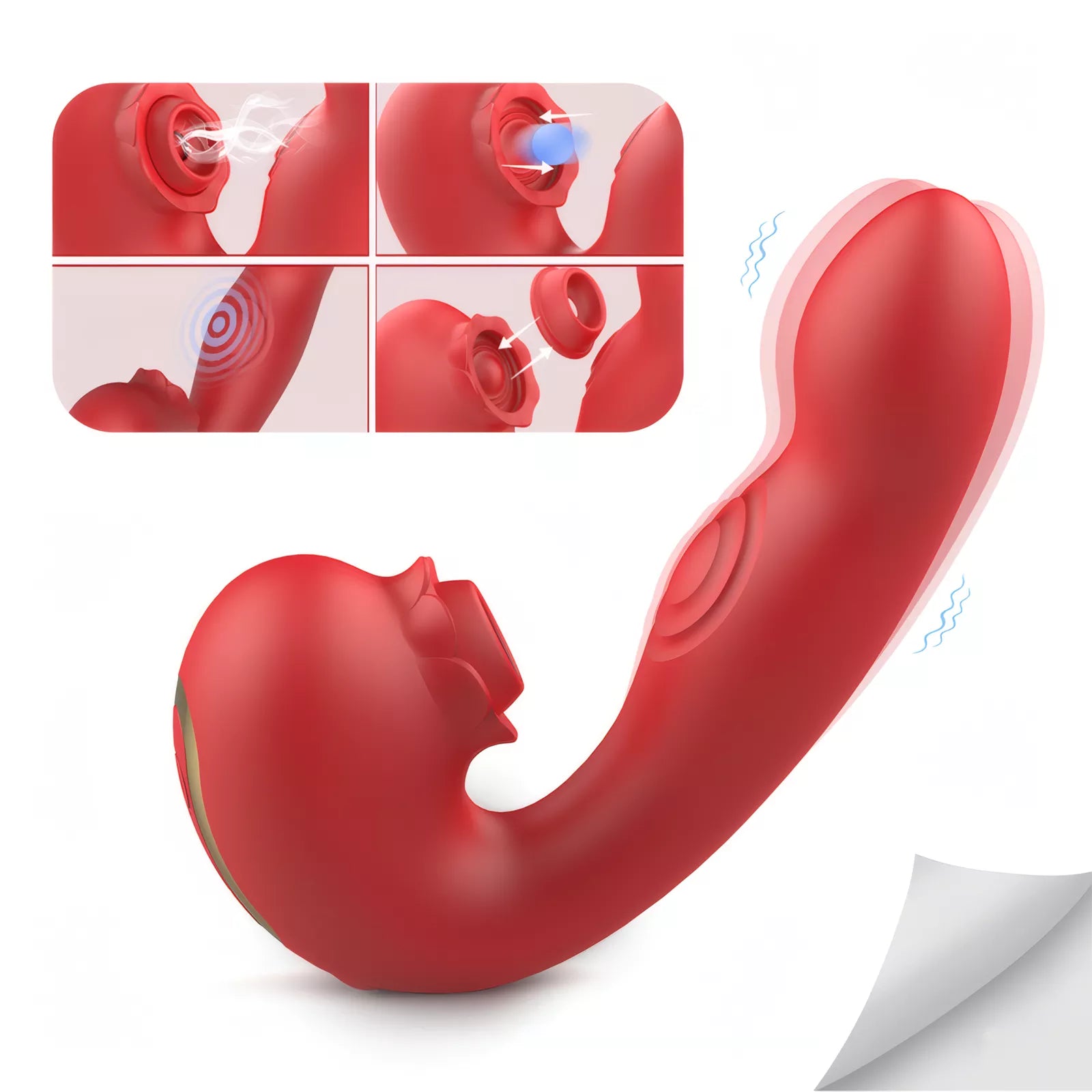 XUNAN Suck Vibrator Nipple Stimulator for Women