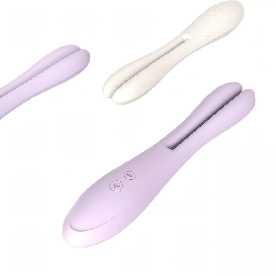 XUNAN Foldable Flapping 360° Couple Vibrator