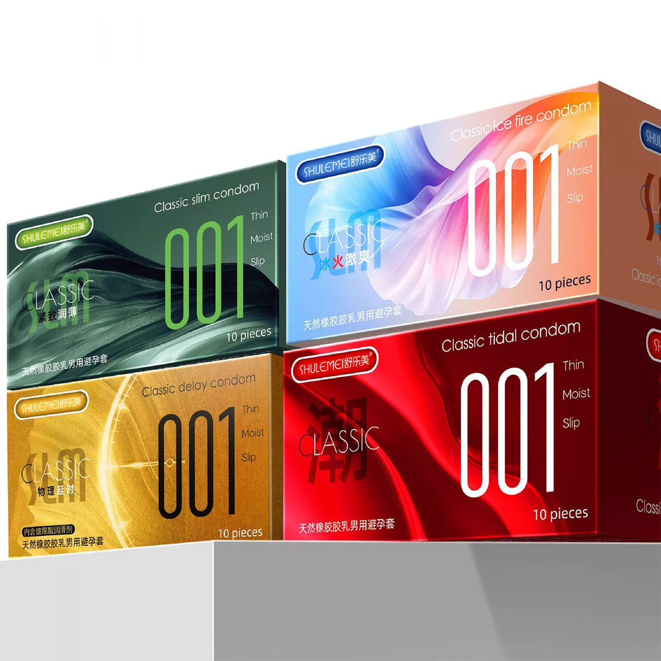 XUNAN Hyaluronic Acid 001 Textured Delay Condoms