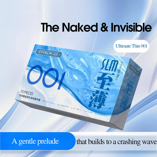 XUNAN Hyaluronic Acid 001 Invisible Ultra-Thin Condoms