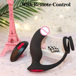 XUNAN Prostate Massager with Cock Ring & Anal Plug Toy