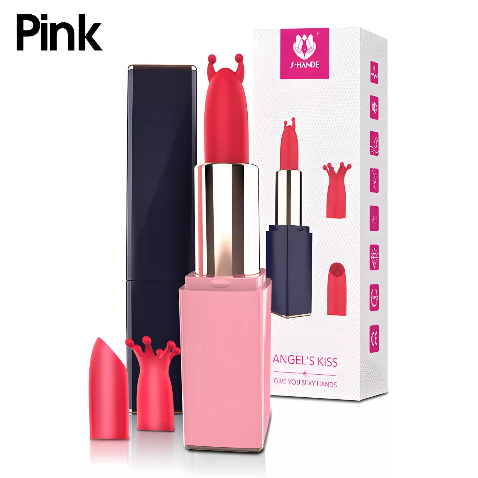 XUNAN Lipstick Vibrator Waterproof Mini Bullet for Women