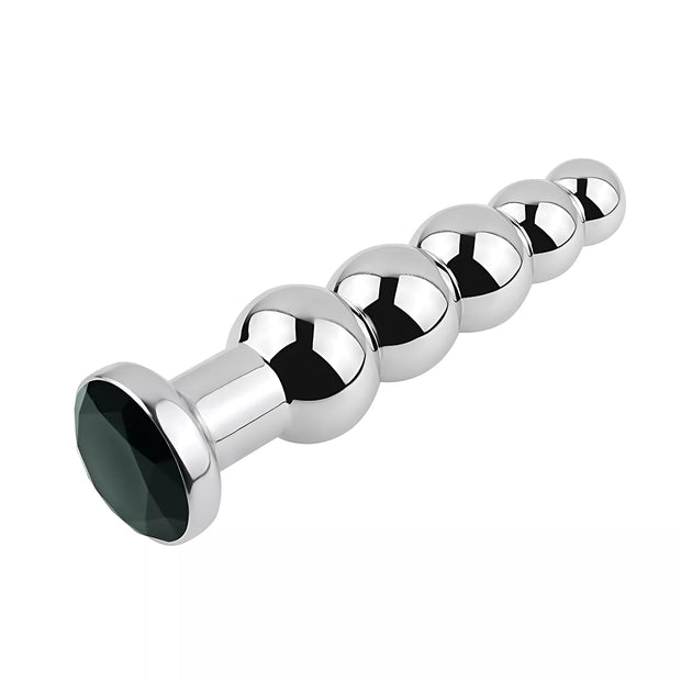 XUNAN Silver Stainless Steel Flower Anal Plug