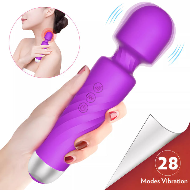 XUNAN AV Wand Multi-Speed Vibrator for Women