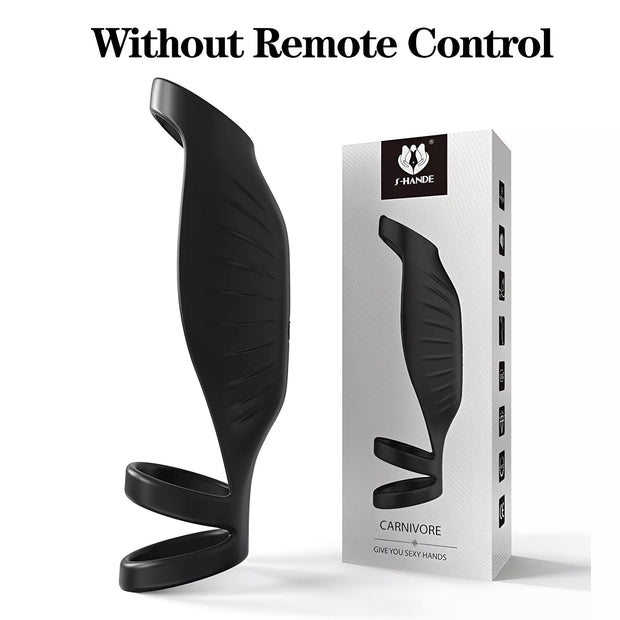 XUNAN Remote Control Vibrating Cock Ring for Couples