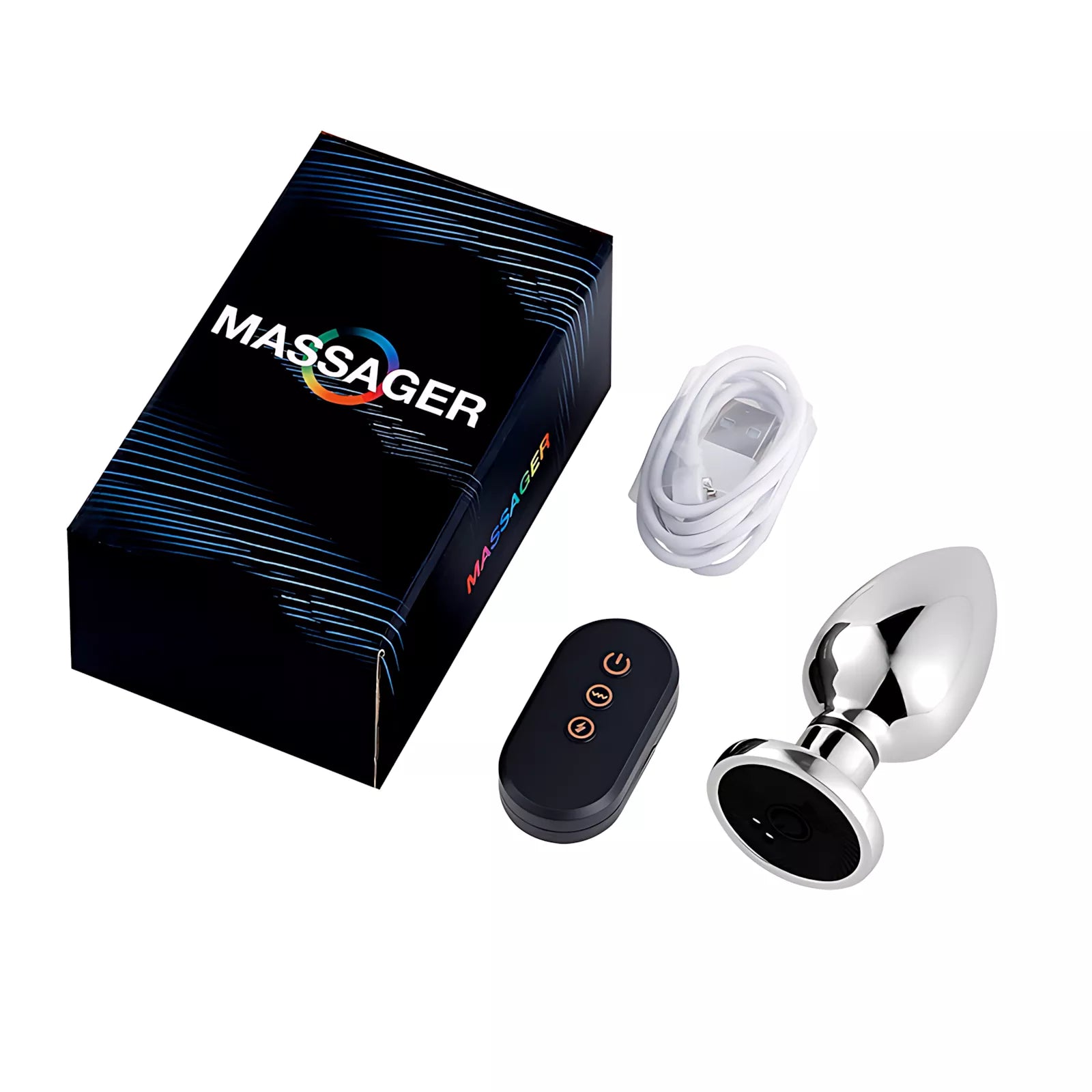 XUNAN Wireless Remote Electro Shock Vibrating Anal Plug