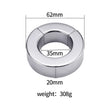 XUNAN Stainless Steel Scrotum Weight Ring for Men