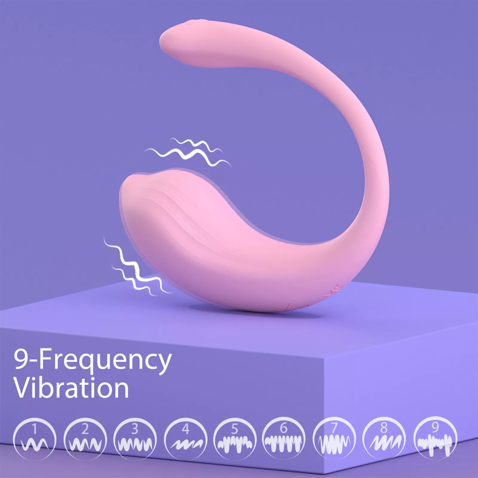 XUNAN Remote Control Vibrating Egg for Women – Insertable Clitoral & Vaginal Stimulator, Silicone + ABS + Nylon Pleasure Toy