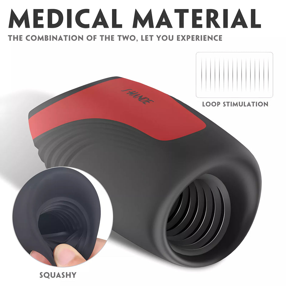 XUNAN Electric Heated Automatic Masturbation Cup for Men