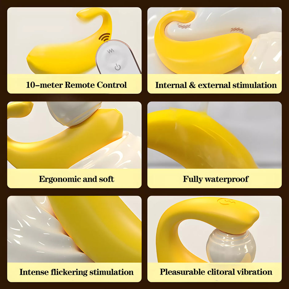 XUNAN APP Controlled Wearable Vibrator for Dual Stimulation