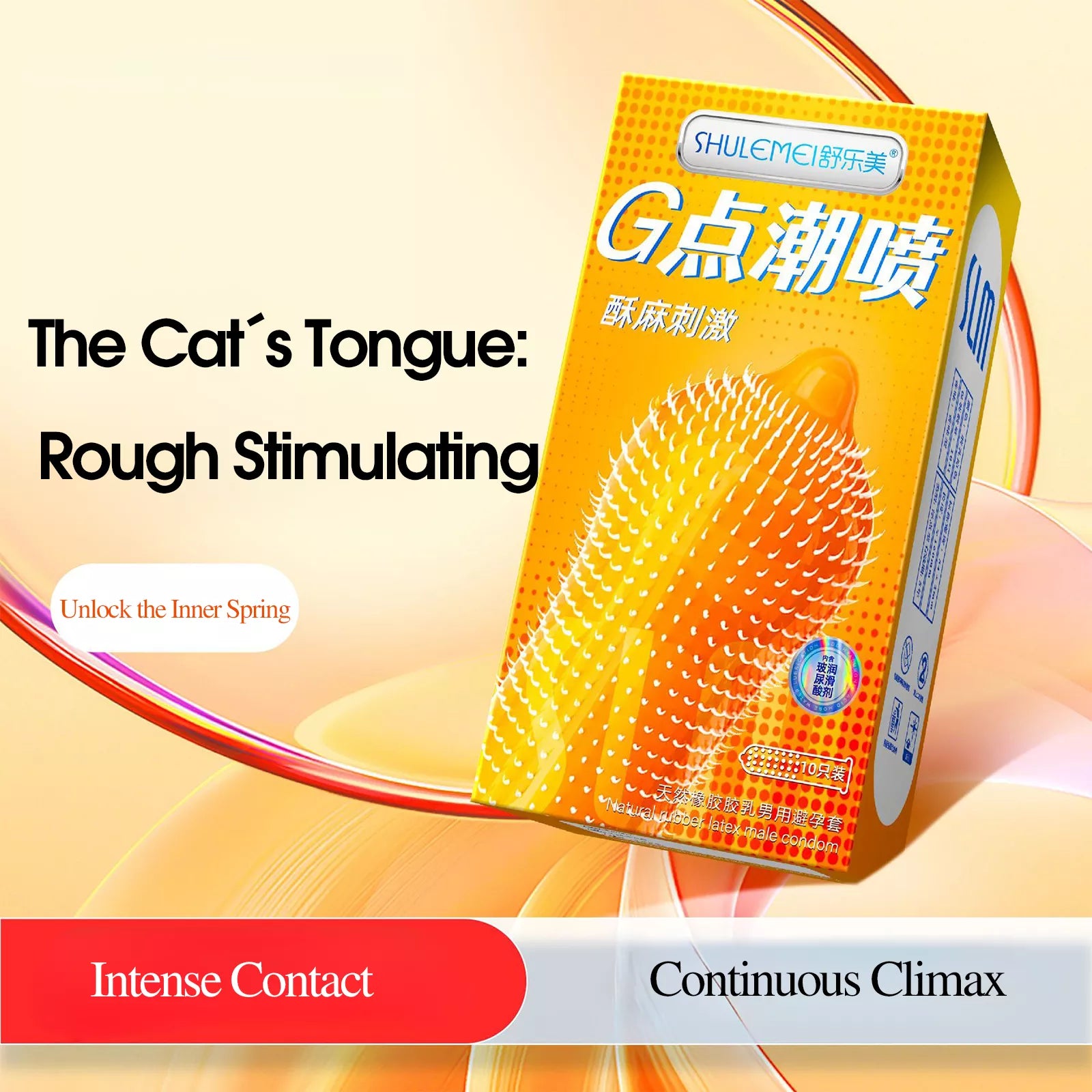 XUNAN G-Spot Intense Textured Condoms with Hyaluronic Acid