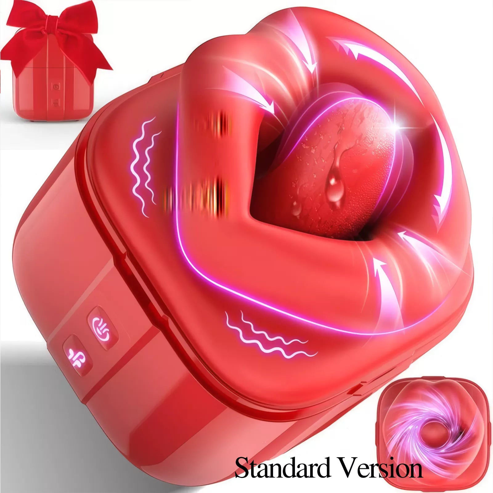 XUNAN Big Mouth Tongue Licking Vibrator for Women