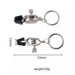 XUNAN Metal Nipple and Labia Clamp with Ring