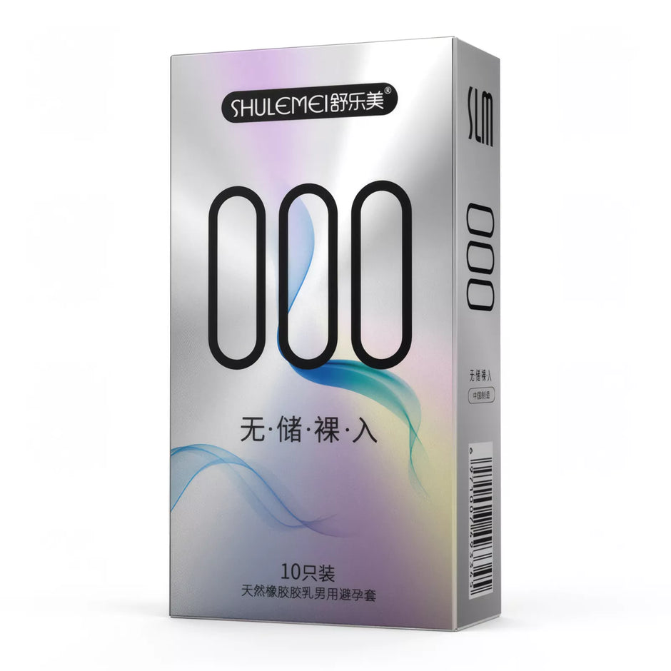 XUNAN Ultra-Thin Spiked Textured Condoms Without Reservoir Tip