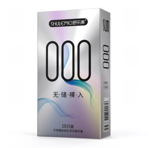 XUNAN Ultra-Thin Spiked Textured Condoms Without Reservoir Tip