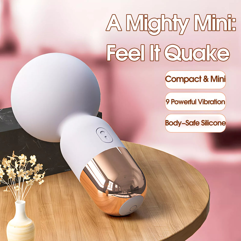 XUNAN Mini AV Vibrating Massage Wand for Women