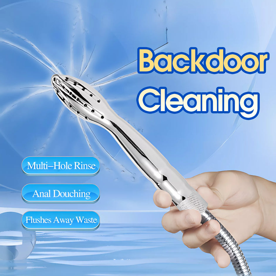 XUNAN Stainless Steel Enema Cleaning Nozzle