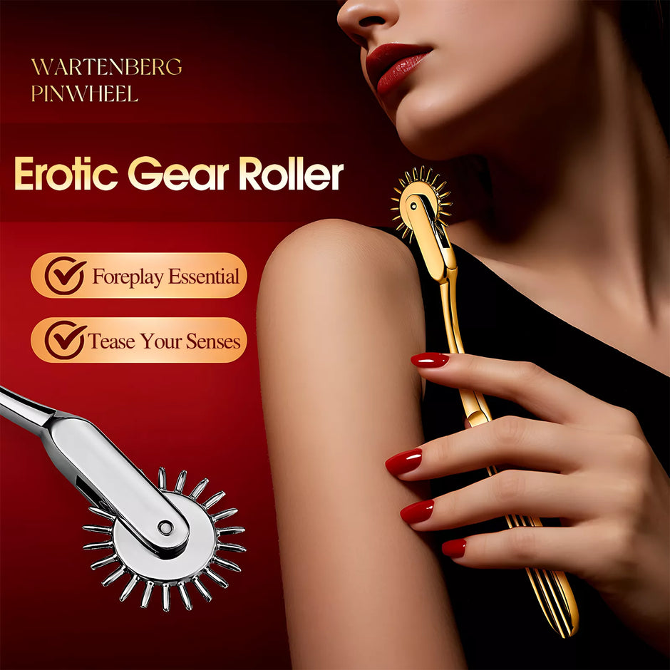 XUNAN Stainless Steel Wartenberg Wheel Teasing Stick