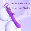 XUNAN Dual Use Vibrating Suction Cup Stimulator for Women