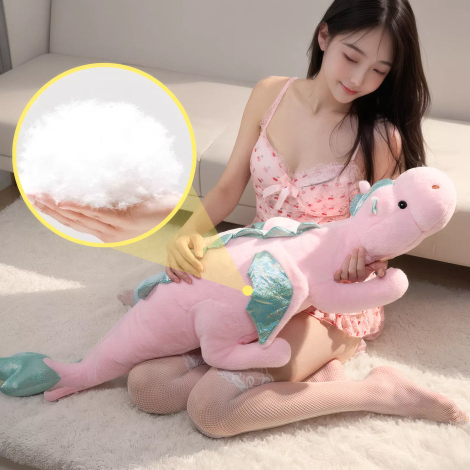 XUNAN Cute Dragon Plush Vibrator for Women
