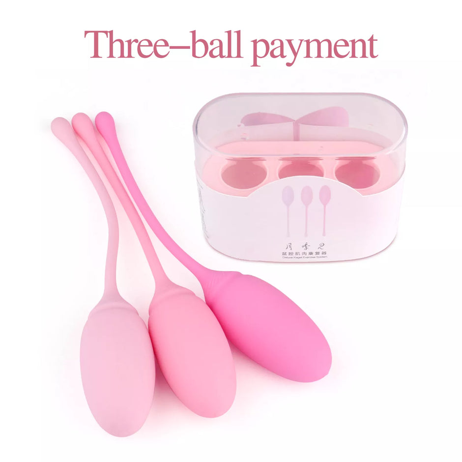 XUNAN Kegel Balls for Women – Silicone Vaginal Exercise Weights, Pelvic Floor Training Ben Wa Balls for Tightening & Recovery